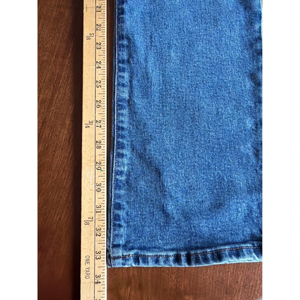 Madewell 90s Straight Jeans Womens Medium Wash High Rise Denim Size 27T